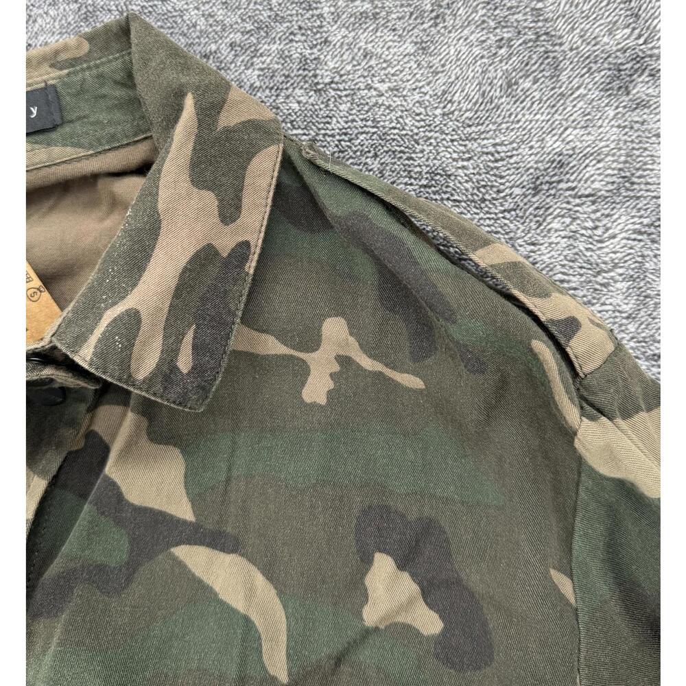 Sanctuary Camouflage Button-Up Shirt XS Military Fit Cotton - Picture 8 of 12